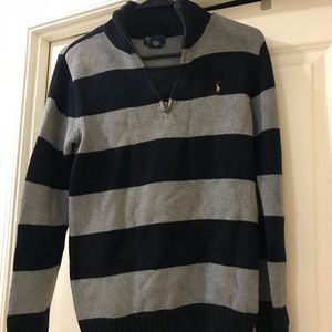 Boys size large Ralph Lauren quarter zip